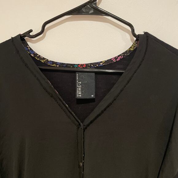 Anthropologie Dolan “tshirt” black cardigan medium - Picture 3 of 8